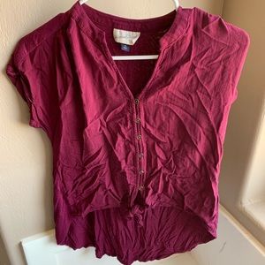 Cute front tie summer shirt